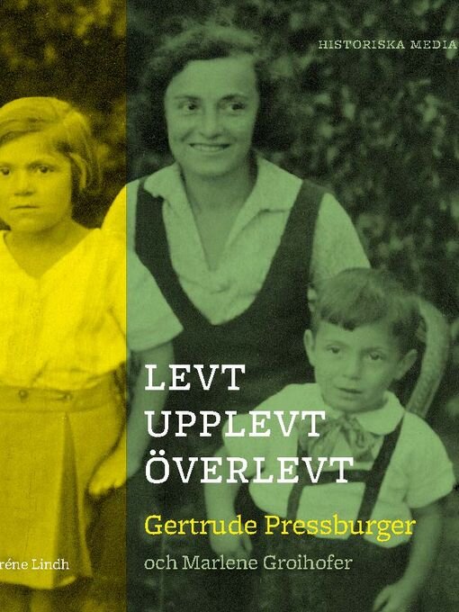 Title details for Levt, upplevt, överlevt by Gertrude Pressburger - Available